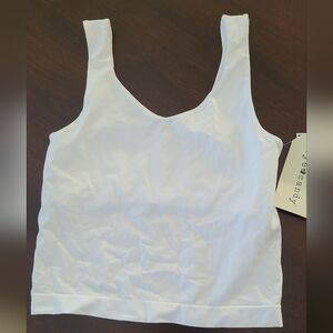 Eye Candy White Tank Top
